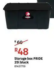 Leroy Merlin Pride Storage Box (Black) 25Ltr offer