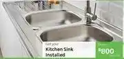 Leroy Merlin Kitchen Sink Installation-Per Unit offer