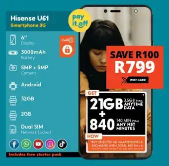 Checkers Hyper Hisense U61 offer