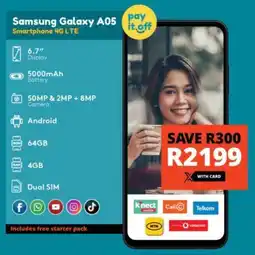 Checkers Hyper Samsung Galaxy A05 offer