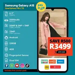Checkers Hyper Samsung Galaxy A15 offer