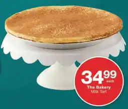 Checkers The Bakery Milk Tart offer