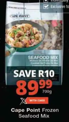 Checkers Cape Point Frozen Seafood Mix offer