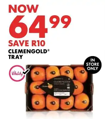 Woolworths CLEMENGOLD TRAY offer