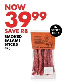 Woolworths SMOKED SALAMI STICKS offer