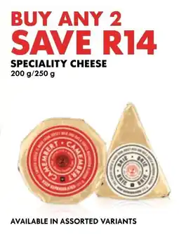 Woolworths SPECIALITY CHEESE 200 g/250 g offer