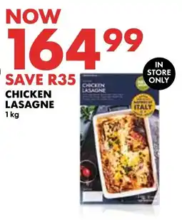 Woolworths CHICKEN LASAGNE 1 kg offer