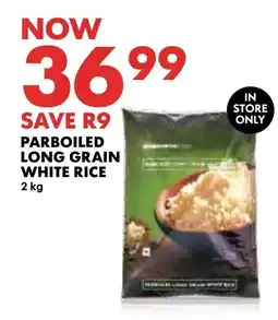 Woolworths PARBOILED LONG GRAIN WHITE RICE 2 kg offer