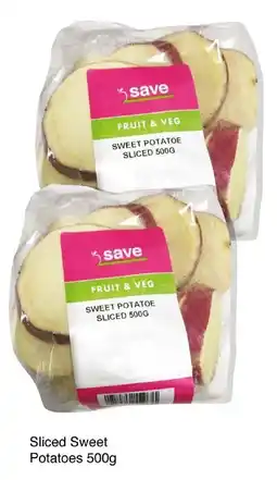 Save Sliced Sweet Potatoes 500g offer
