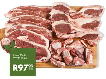 Save Lamb Pack/ Whole Lamb offer