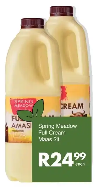 Save Spring Meadow Full Cream Maas 2lt offer