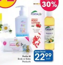 Clicks Portia M Body or Baby Products offer