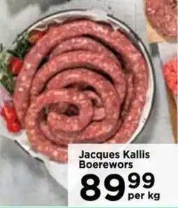Food Lover's Market Jacques Kallis Boerewors offer