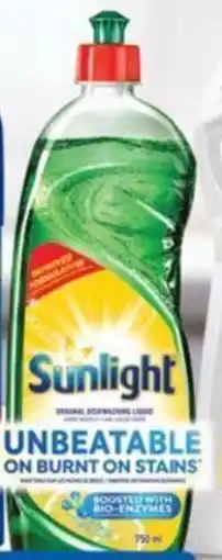 Clicks Sunlight Dishwashing Liquid Lemon 750 ml offer