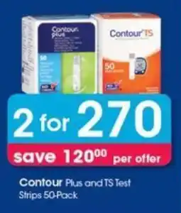Contour Plus and TS Test Strips 50-Pack