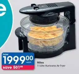 Clicks Milex 11-Litre Hurricane Air Fryer offer
