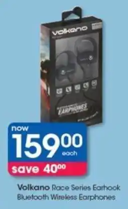 Clicks Volkano Race Series Earhook Bluetooth Wireless Earphones offer