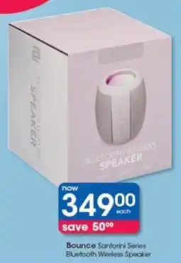 Clicks Bounce Santorini Series Bluetooth Wireless Speaker offer