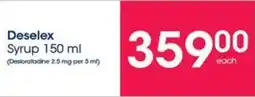 Deselex Syrup 150 ml