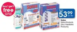 Salex Saline Products (Excl. Paediatric Products)