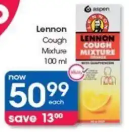 Lennon Cough Mixture 100 ml