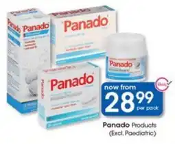 Panado Products (Excl. Paediatric)