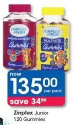 Zinplex Junior 120 Gummies