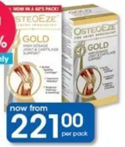 Clicks OsteoEze Gold 60 Capsules offer
