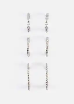 Woolworths Assorted Hoop Earrings 3 Pack offer