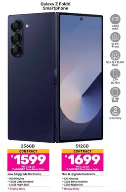 Game SAMSUNG Galaxy Z Fold6 Smartphone offer