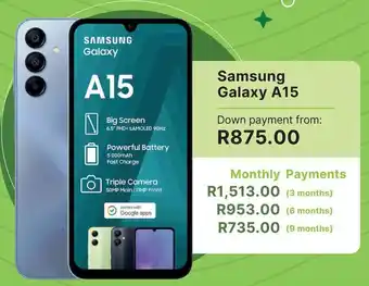 Game Samsung Galaxy A15 offer