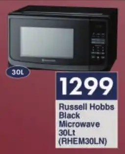 President Hyper Russell Hobbs Black Microwave 30Lt offer