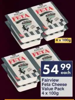 President Hyper Fairview Feta Cheese Value Pack 4 x 100g offer
