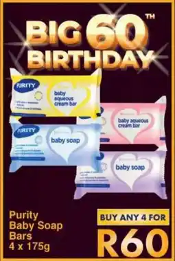 President Hyper Purity Baby Soap Bars 4x175g offer