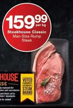 Checkers Steakhouse Classic Man-Size Rump Steak offer