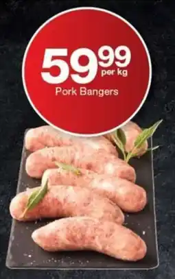 Checkers Pork Bangers offer