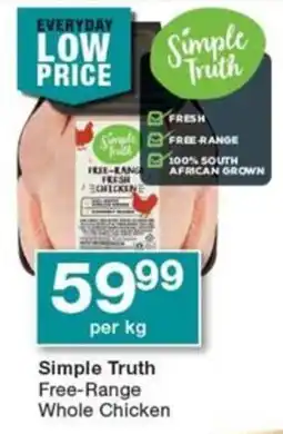 Checkers Simple Truth Free-Range Whole Chicken offer