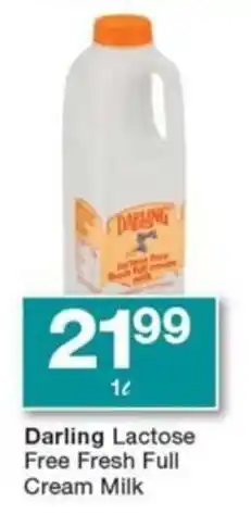Checkers Darling Lactose Free Fresh Full Cream Milk offer