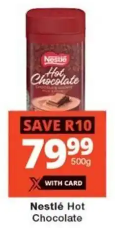 Checkers Nestlé Hot Chocolate offer