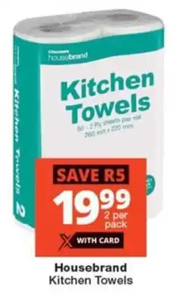 Checkers Housebrand Kitchen Towels offer