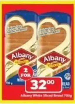 Check Save Albany White Sliced Bread 700g offer