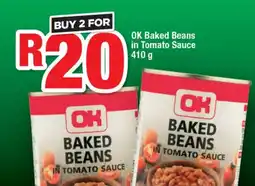 OK Foods OK Baked Beans in Tomato Sauce 410g offer
