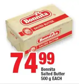 OK Foods Bonnita Salted Butter 500 g EACH offer