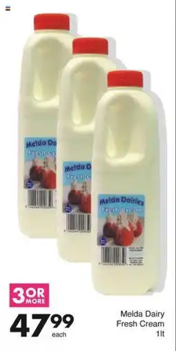 Save Hyper Melda Dairy Fresh Cream 1lt offer