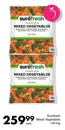 Surefresh Mixed Vegetables 10x1kg