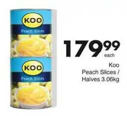 Save Hyper Koo Peach Slices/ Halves 3.06kg offer