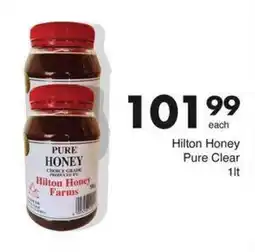 Save Hyper Hilton Honey Pure Clear 1lt offer