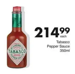 Save Hyper Tabasco Pepper Sauce 350ml offer