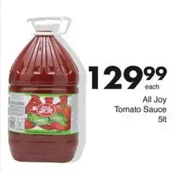Save Hyper All Joy Tomato Sauce offer