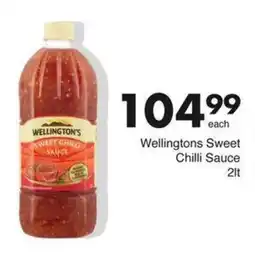 Wellingtons Sweet Chilli Sauce